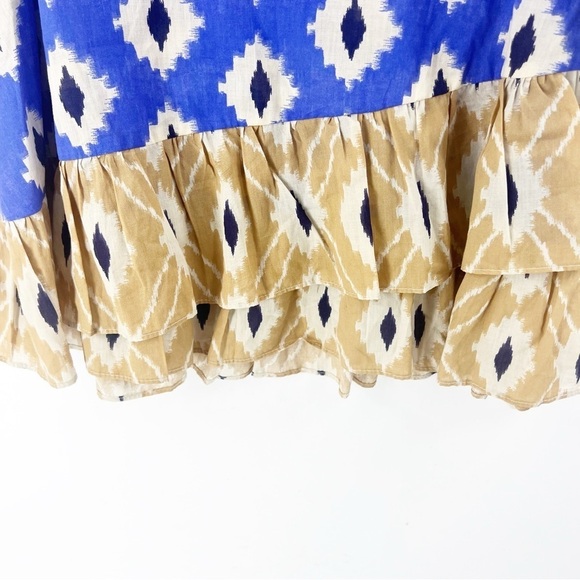 ✅ Zara Blogger Fave The Astrid Wide Sleeve Printed WRAP SKIRT SIZE LARGE - Picture 4 of 7